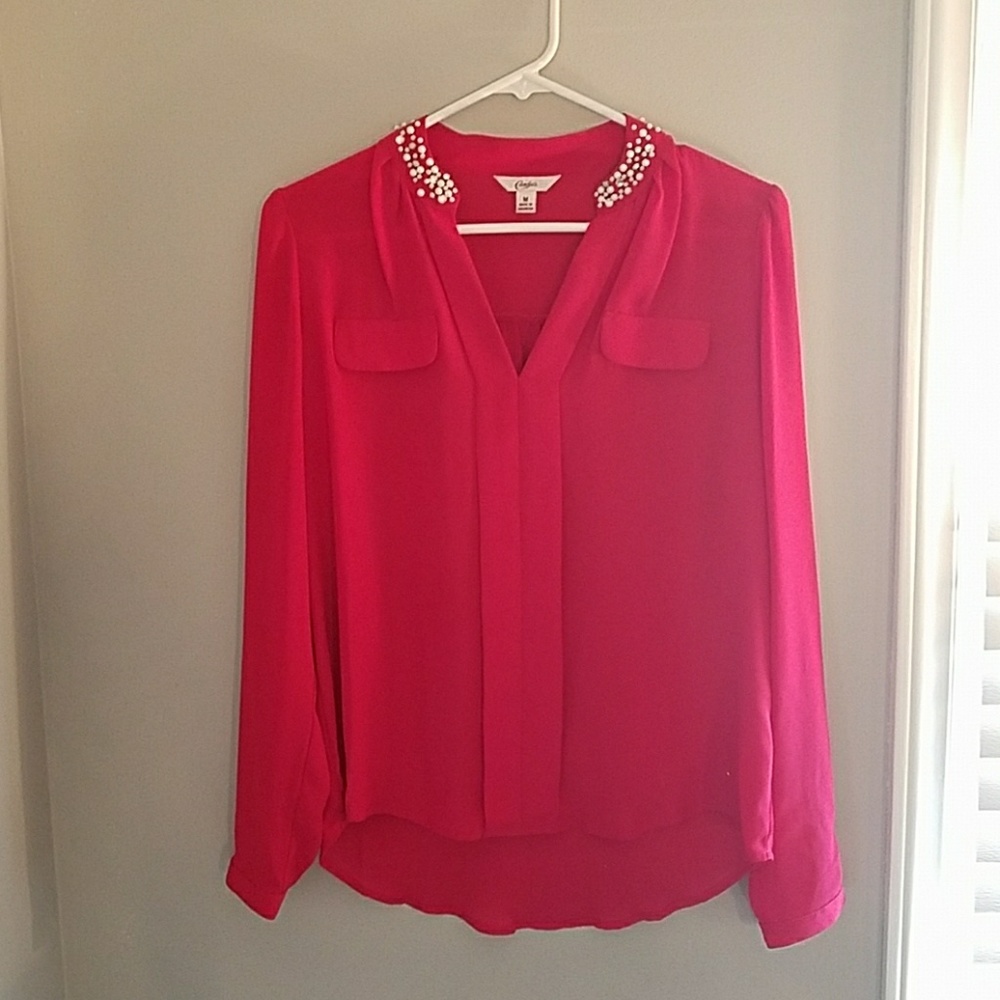 Pink Sheer Top
